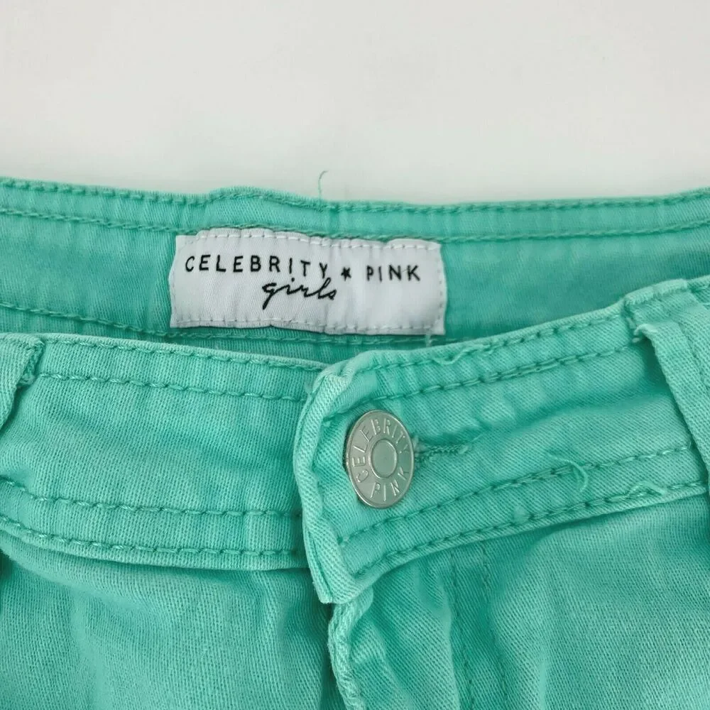 Celebrity Pink Girls Denim Jeans Aqua Casual Size 16